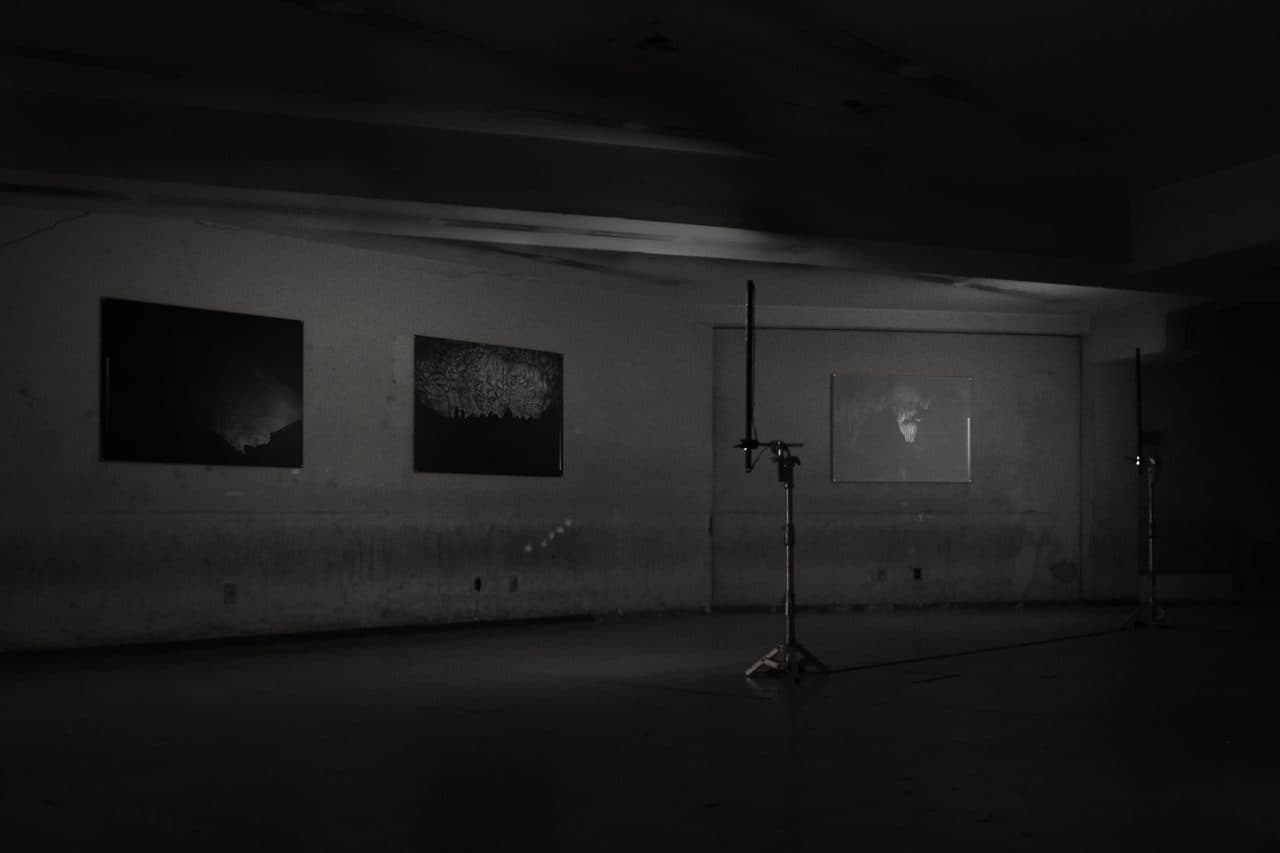 Série Cavernas, Exhibition À Tona, Pivô-SP, 2013, Cavernas I, II e III, Photography, UV inkjet on reflective film on aluminum